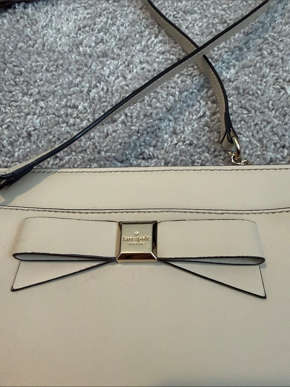 Kate Spade Cream Bow Crossbody Bag - Picture 8 of 12